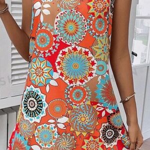 NWT Retro Patterned Dress